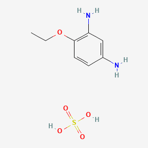 4-ETHOXY-M-PHENYLENEDIAMINE SULFATE 분자 구조