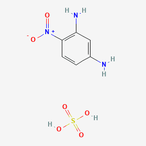 4-NITRO-M-PHENYLENEDIAMINE SULFATE 분자 구조