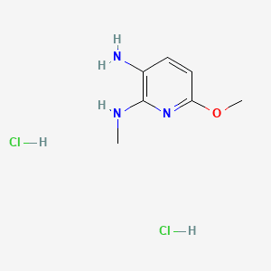 6-METHOXY-2-METHYLAMINO-3-AMINOPYRIDINE HCL 분자 구조