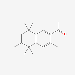 ACETYL HEXAMETHYL TETRALIN 분자 구조