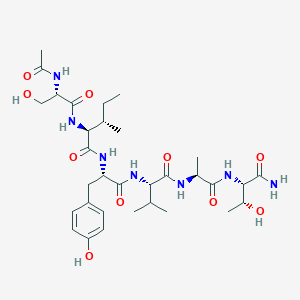 ACETYL HEXAPEPTIDE-39 분자 구조
