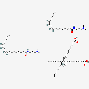 LINOLEAMIDOPROPYL DIMETHYLAMINE DIMER DILINOLEATE 분자 구조