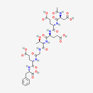 ACETYL SH-HEPTAPEPTIDE-1 분자 구조