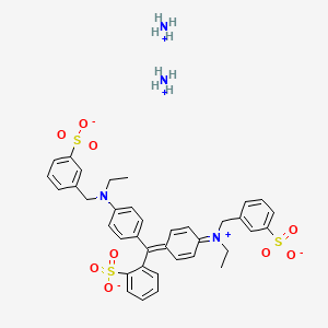 ACID BLUE 9 AMMONIUM SALT 분자 구조