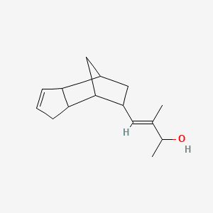 HEXAHYDRO-METHANOINDEN-6-YL-ISOPENTENOL Molecular structure