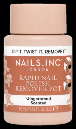 Nails.INC Gingerbread Scented Rapid Nail Polish Remover Pot