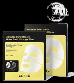 코스알엑스 Advanced Snail Mucin Glass Glow Hydrogel Mask