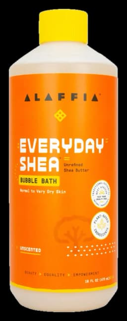 Alaffia EveryDay Shea Bubble Bath - Unscented 16 oz