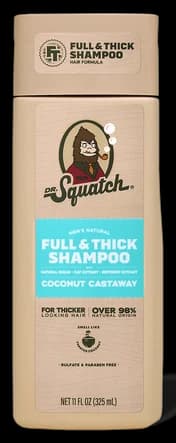 Dr. Squatch Coconut Castaway Full & Thick Shampoo