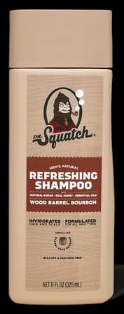 Dr. Squatch Wood Barrel Bourbon Shampoo