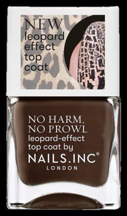 Nails.INC Pawfect Attitude Leopard Effect Top Coat