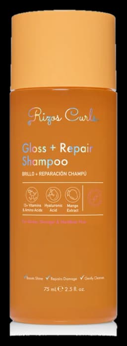Rizos Curls Travel Size Gloss + Repair Hair Shampoo