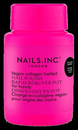 Nails.INC Powered by Vegan Collagen Nail Polish Remover Neon Pink