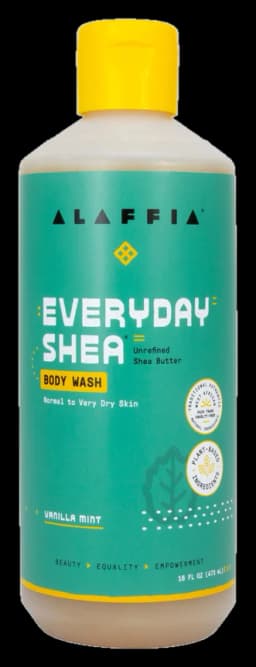 Alaffia EveryDay Shea Body Wash - Vanilla Mint 16 oz