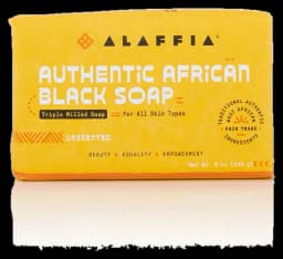 Alaffia Authentic African Black Soap Triple Milled - Unscented