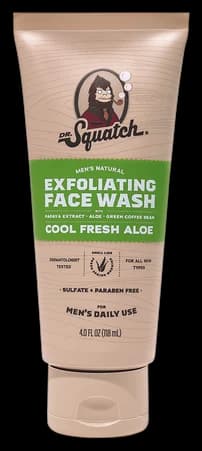 Dr. Squatch Cool Fresh Aloe Exfoliating Face Wash