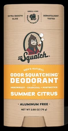 Dr. Squatch Summer Citrus Deodorant