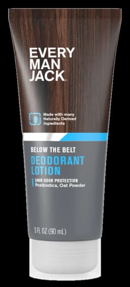 Every Man Jack Below the Belt Deodorant Lotion
