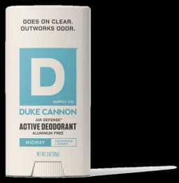 Duke Cannon Air Defense Active Deodorant - Midway | Aluminum Free