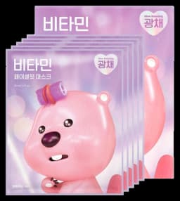 잔망루피 바이오셀룰로오스 비타민 페이셜핏 마스크팩