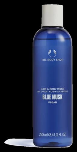 The Body Shop Blue Musk Hair and Body Wash