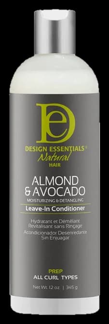 Design Essentials Almond & Avocado Moisturizing & Detangling Leave-In Conditioner