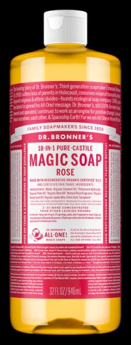 닥터브로너스 Rose - Pure-Castile Magic Soap