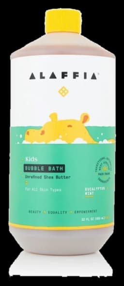 Alaffia Kids Bubble Bath - Eucalyptus Mint