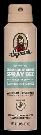Dr. Squatch Rainforest Rapids Spray Deodorant