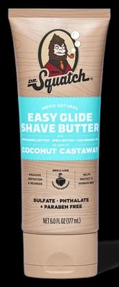 Dr. Squatch Easy Glide Shave Butter Coconut Castaway