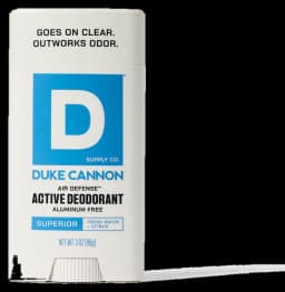 Duke Cannon Air Defense Active Deodorant - Superior | Aluminum Free