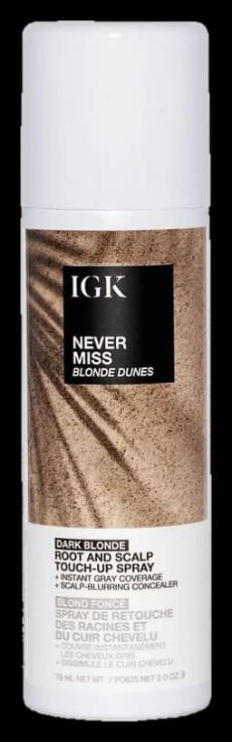 IGK Hair Never Miss Root and Scalp Touch-Up Spray - Dark Blonde