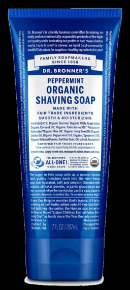 닥터브로너스 Peppermint - Organic Shaving Soaps