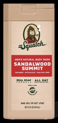 Dr. Squatch 14 oz Sandalwood Summit Body Wash