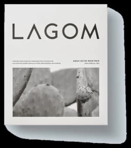 lagom Aqua Cactus Mask Pack 10 Sheets