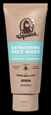 Dr. Squatch Coconut Castaway Refreshing Face Wash