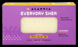 Alaffia EveryDay Shea Bar Soap, Lavender 8oz