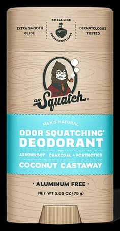 Dr. Squatch Coconut Castaway Deodorant