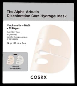 COSRX The Alpha-Arbutin Discoloration Care Hydrogel Mask 3 Sheets