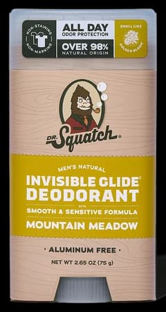 Dr. Squatch Mountain Meadow Invisible Glide Deodorant