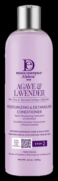 Design Essentials Agave & Lavender Moisturizing & Detangling Conditioner