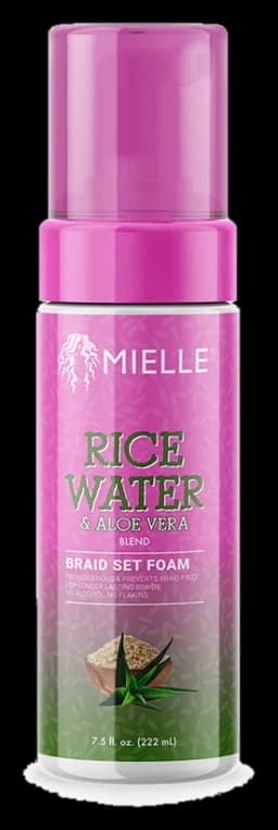 Mielle Organics Rice Water & Aloe Vera Braid Set Foam