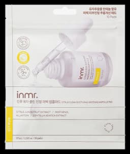 INMR Yuzu Clean Calming Whitening Ampoule Pad 10 Sheets