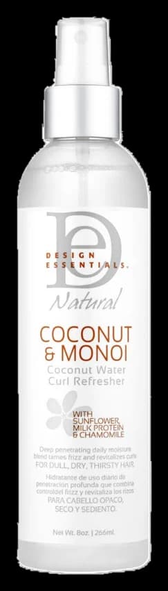 Design Essentials Coconut & Monoi Coconut Water Curl Refresher