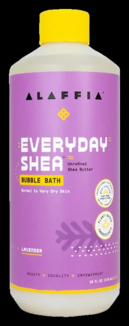 Alaffia EveryDay Shea Bubble Bath - Lavender 16 oz