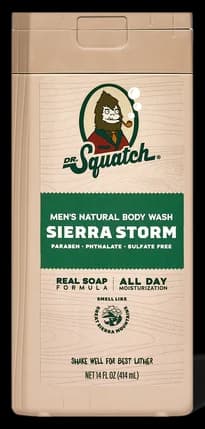 Dr. Squatch 14 oz Sierra Storm Body Wash