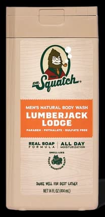 Dr. Squatch 14 oz Lumberjack Lodge Body Wash