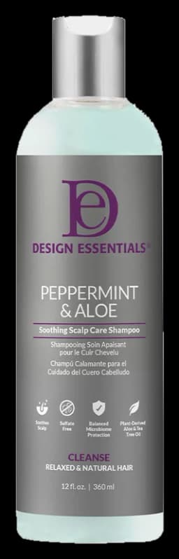 Design Essentials Peppermint & Aloe Soothing Scalp Care Shampoo