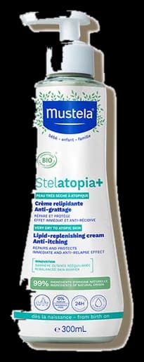 Mustela Crème relipidante, anti-grattage, certifiée BIO