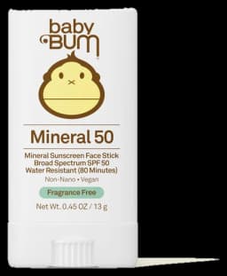 Sun Bum Baby Bum Mineral SPF 50 Sunscreen Face Stick